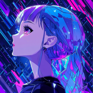 Intro image for future of anime trends showcasing futuristic digital artistry.
