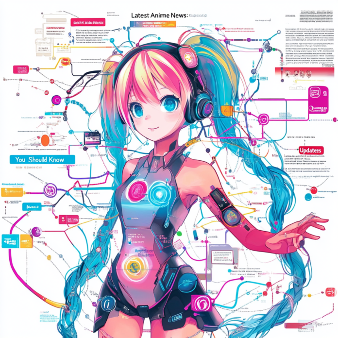 Schematic representation of current anime news trends