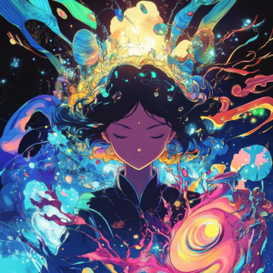Exclusive illustration for anime season previews merging classic and modern anime elements.