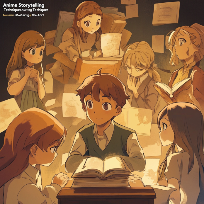 Exclusive innovation image for anime storytelling showcasing a fusion of traditional and digital narrative elements.